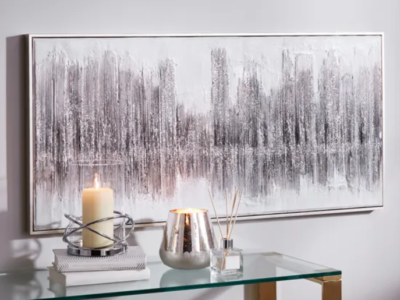 How to Add a Touch of Elegance with Silver Wall Art