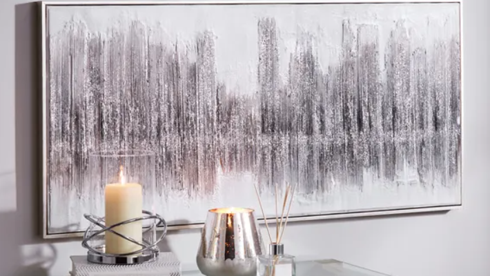 How to Add a Touch of Elegance with Silver Wall Art