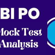 SBI PO Mock Test Analysis